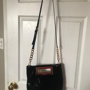 Vintage Michael Kors Leather Snakeskin Embossed Crossbody Clutch